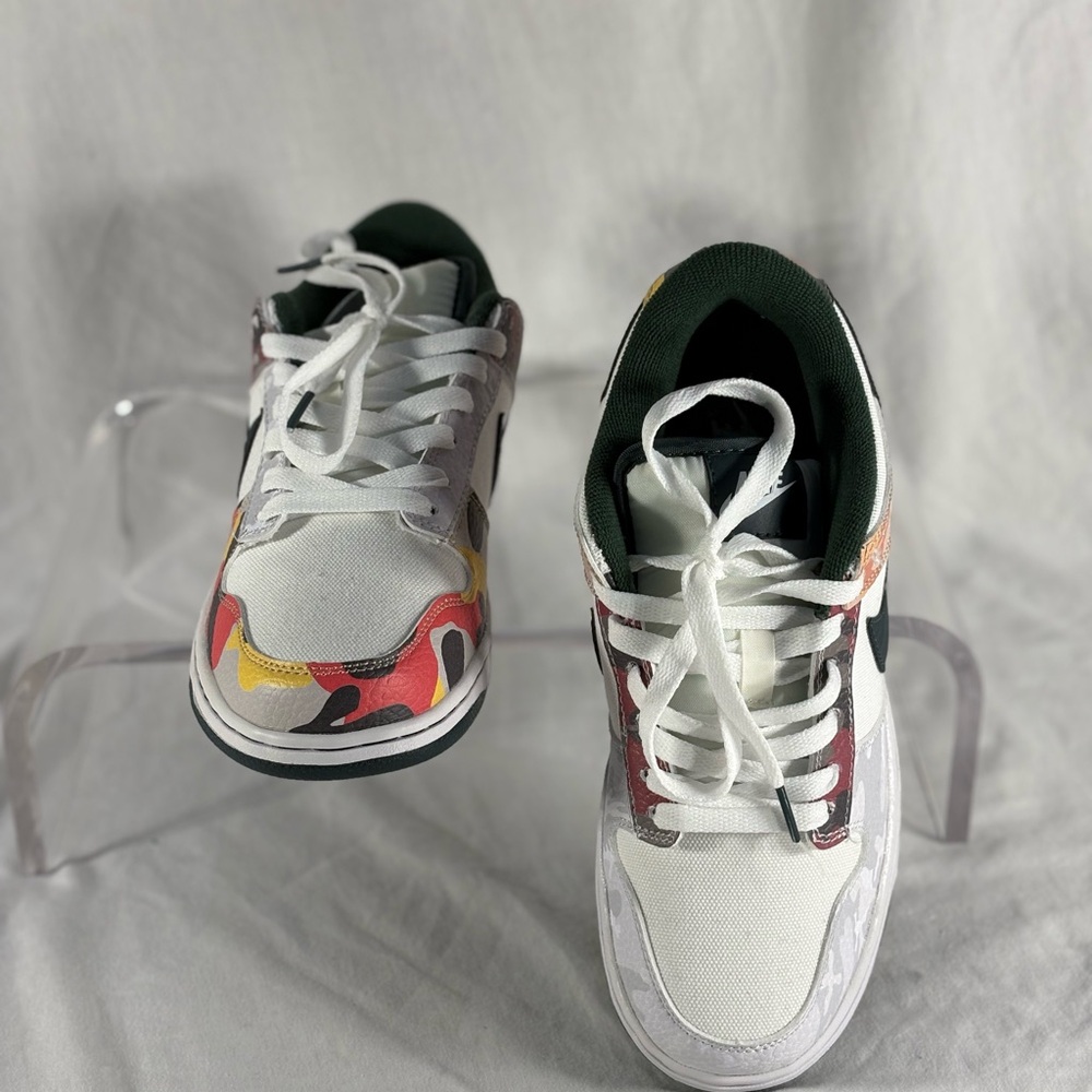 Nike Women's Sneakers - White with Multicolor Accents
